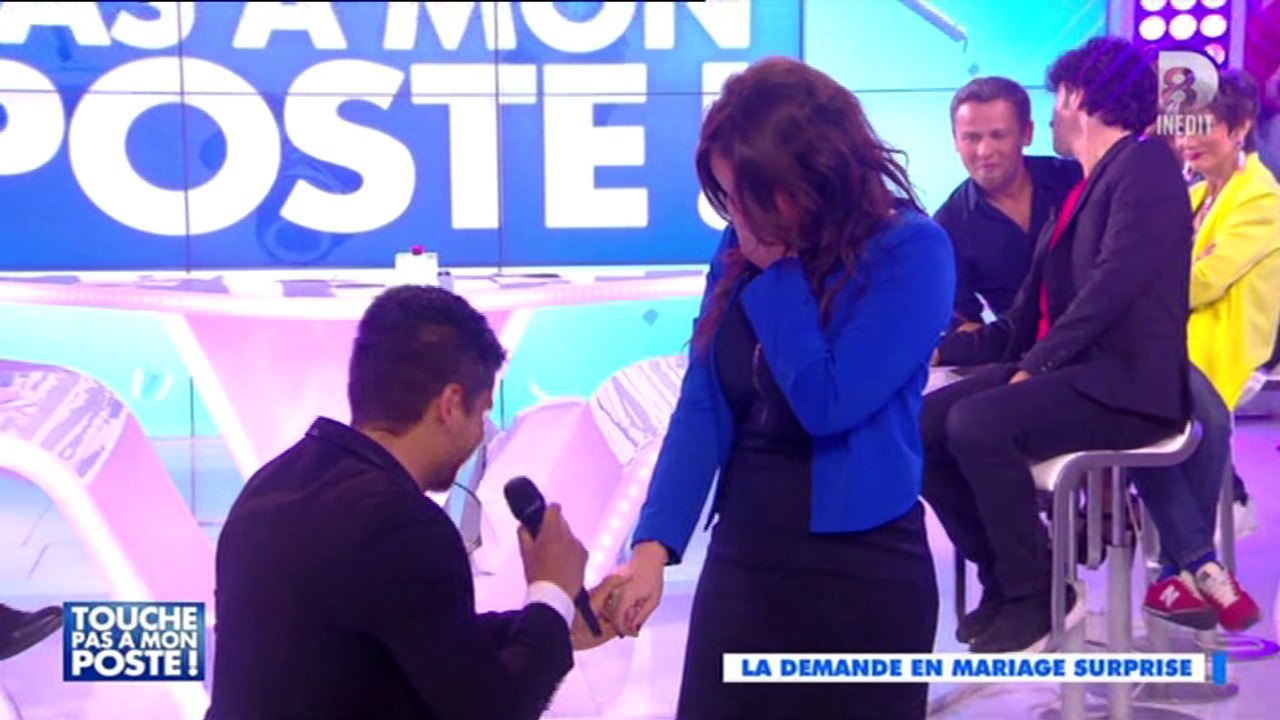 Une demande en mariage dans Touche pas à mon poste !