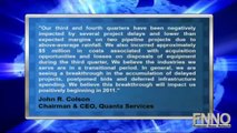 Quanta Services Reports Inline Results As Revenues Decline 2%