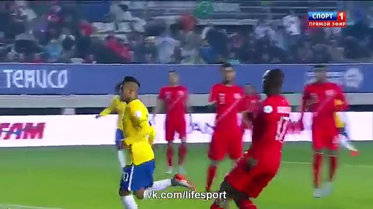 Brazil vs Peru 2-1 2015 All Goals and Full Highlights - Copa America 2015