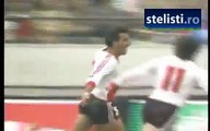 Gol Alzamendi in Steaua-River Plate (1986) by Cristi Otopeanu