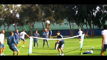 Di Maria Produces Brilliant Overhead Kick During Training