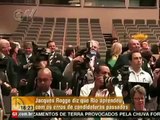 Celebra la vittoria di Lula e si rompe in lacrime in una conferenza stampa RIO 2016 Olympics