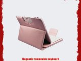 FOME PU Leather Bluetooth Keyboard Tablet Stand Case for Samsung Galaxy Tab 3 10.1 P5200 P5210