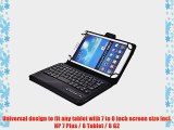 Cooper Cases(TM) Infinite Executive HP 7 Plus / 8 Tablet / 8 G2 Tablet Keyboard Folio in Black