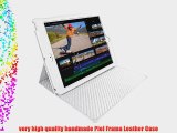 Apple iPad Air Piel Frama White Cinema Magnetic Leather Cover