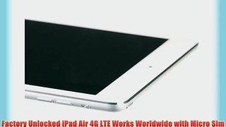 Apple iPad AIR MF012LL/A (64GB Wi-Fi   4G LTE White with Silver)