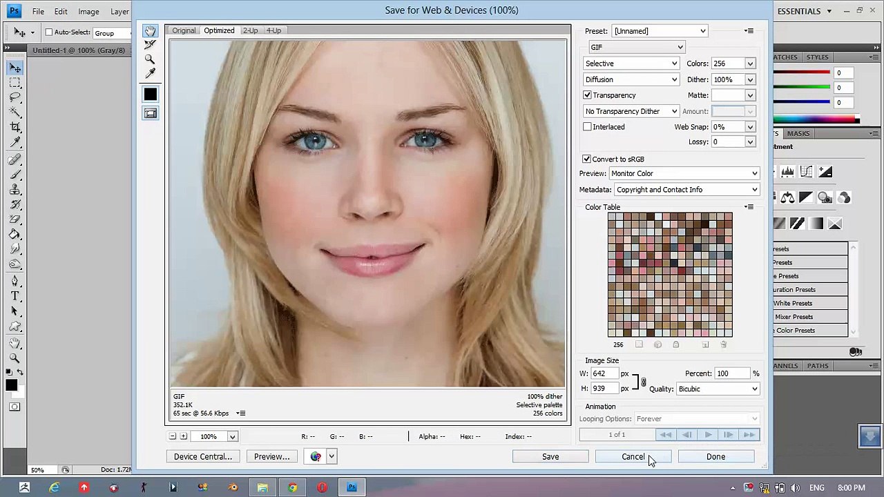 learn photoshop cs4 hindi tutorial (how save files) lesson 4.