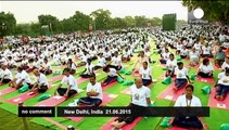 India: PM Modi joins thousands to mark International Yoga Day