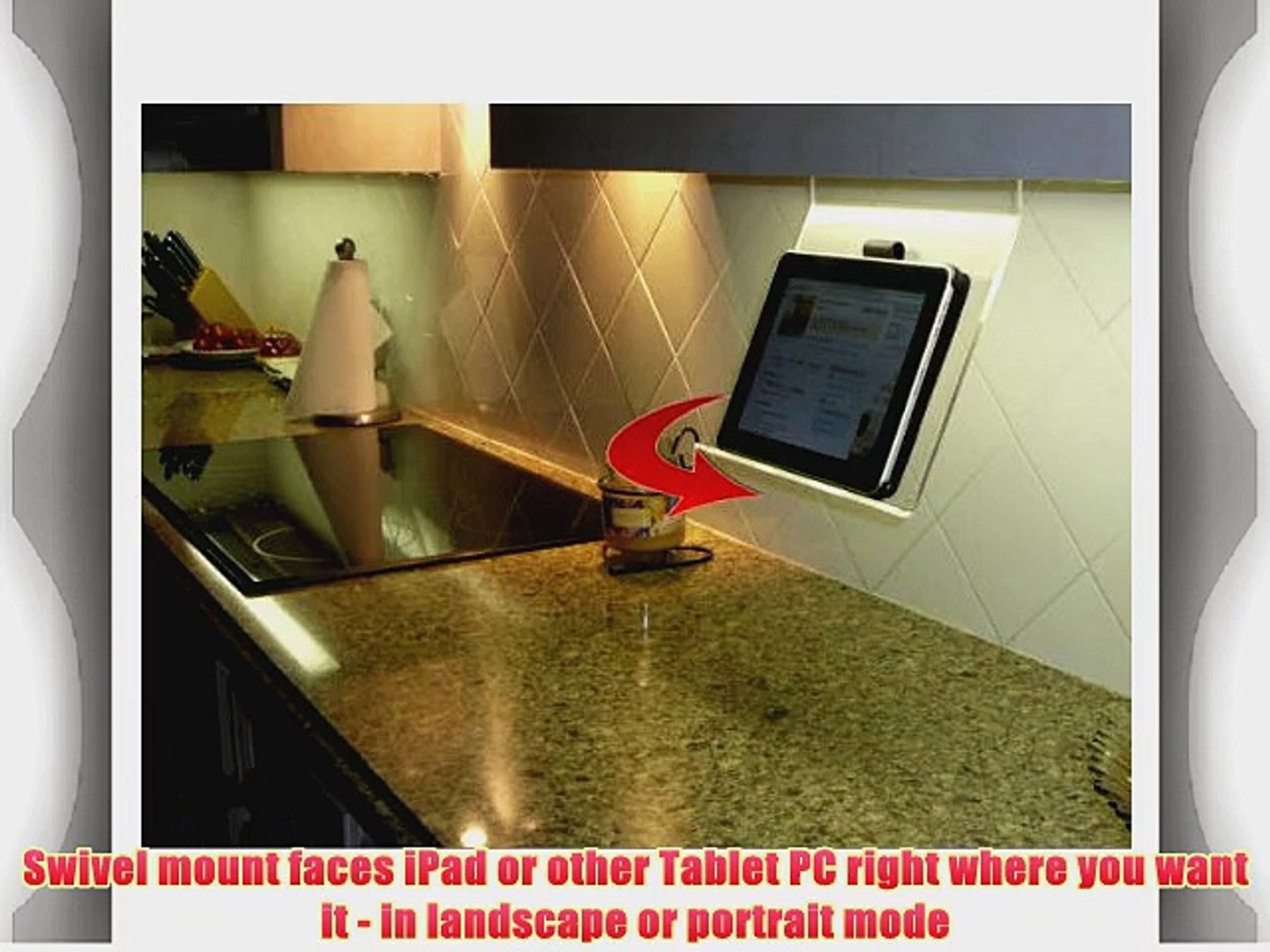 The Swivel Kitchen Ipad Rack Stand Holder For All 7 10 Inch