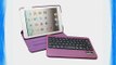 FOME 360 Degree Rotating Detachable Wireless Bluetooth Keyboard Tablet Stand PU Leather Case