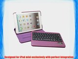 FOME 360 Degree Rotating Detachable Wireless Bluetooth Keyboard Tablet Stand PU Leather Case