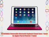 YIPBOWPT Apple iPad Air 2 / iPad 6 Bluetooth Keyboard Portfolio Case - Detachable Removable