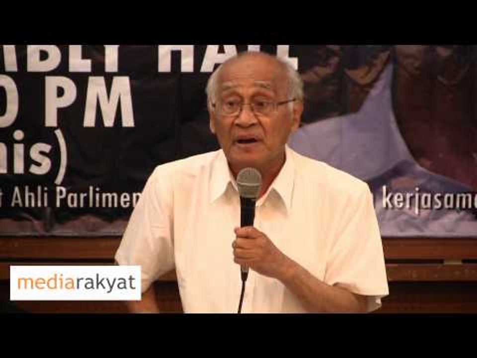 Dr Syed Husin Ali: Keadaan Dalam Penjara Sangat Teruk