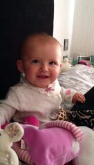Baby Girl first words mum dad funny