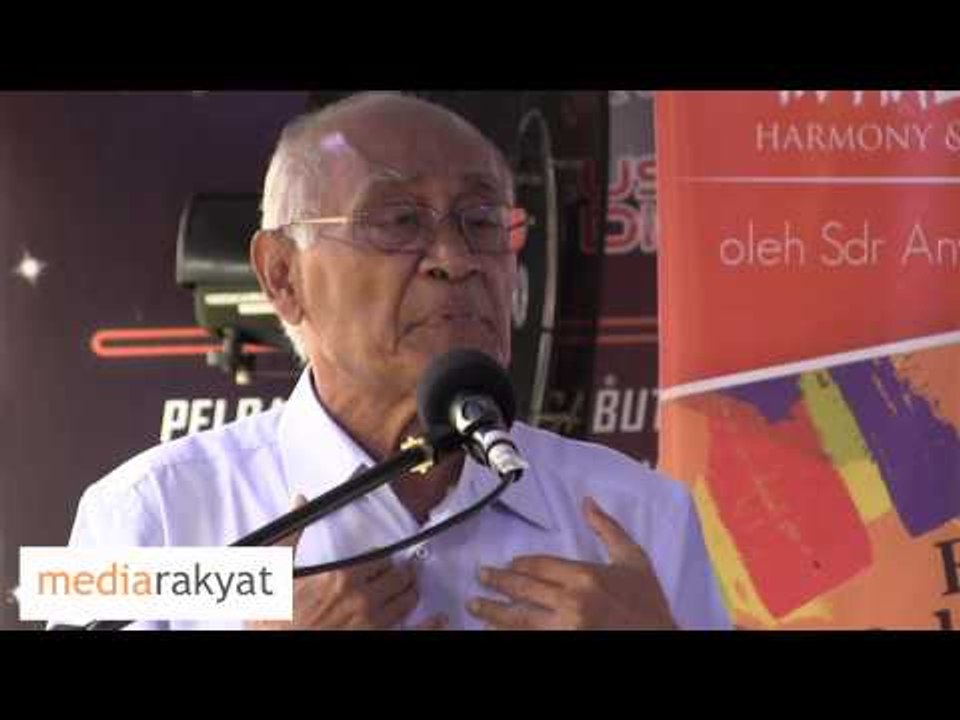 Dr Syed Husin Ali: Hubungan Etnik Di Malaysia