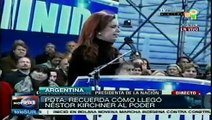 Nos sacamos de encima al FMI: Cristina Fernández
