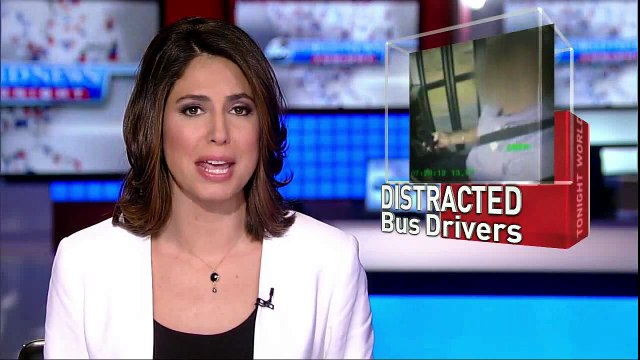 Distracted Bus Drivers Caught on Tape Endangering the Lives of Passengers