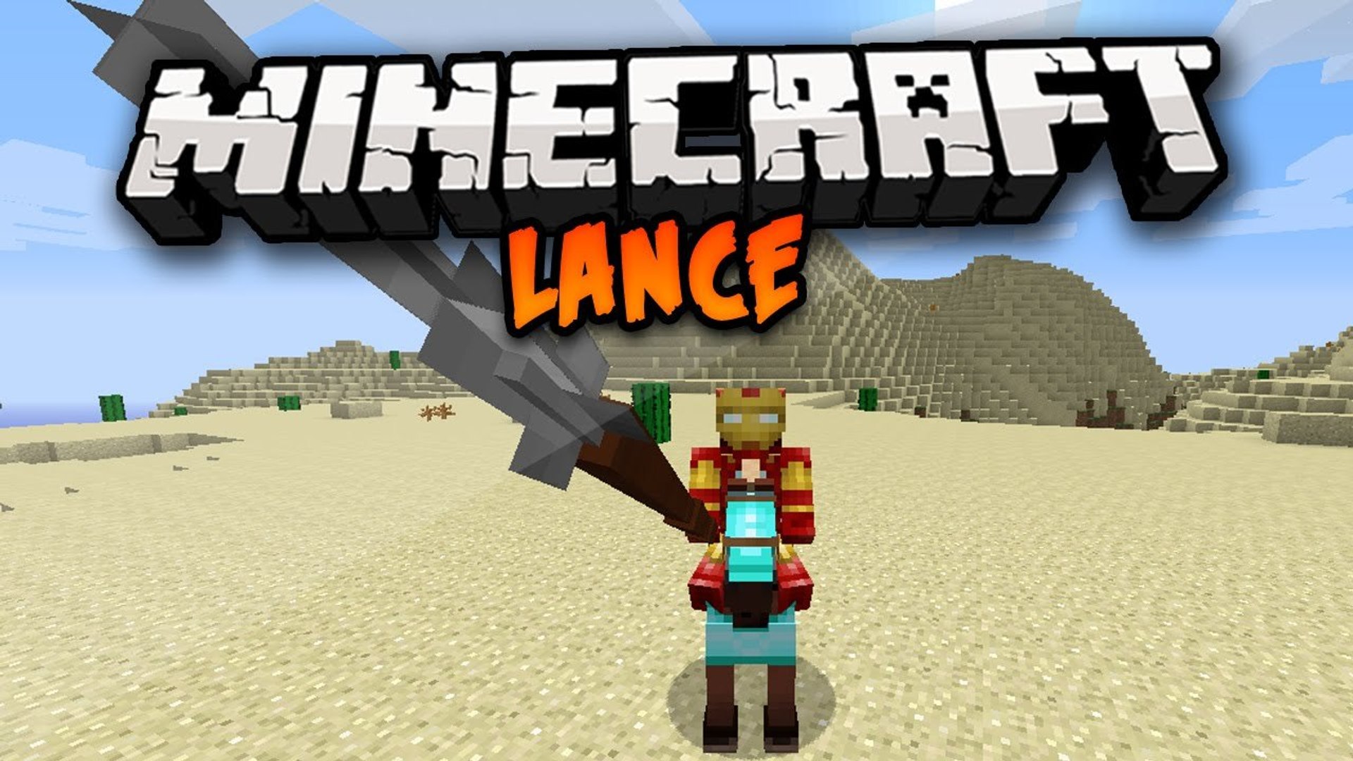 Minecraft Lance Mod Jousting 1 7 10 Video Dailymotion