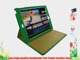 Apple iPad Air Piel Frama Green Cinema Magnetic Leather Cover