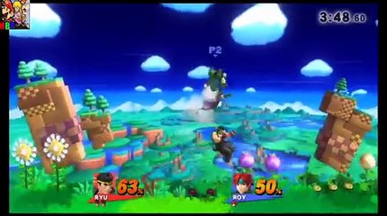 "Talk is cheap" Super Smash Bros Wii U Ryu Montage