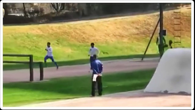 Course d'obstacles de dingue par des soldats chiliens