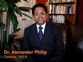 NIEA Welcome from the Executive Director, Dr. Alexander Philip