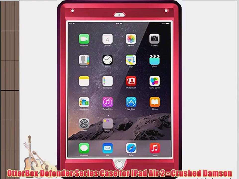 OtterBox Defender Series Case for iPad Air 2 - Crushed Damson