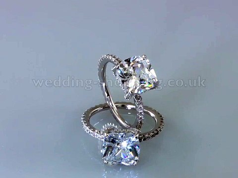 Sterling Silver Created Diamond Ring