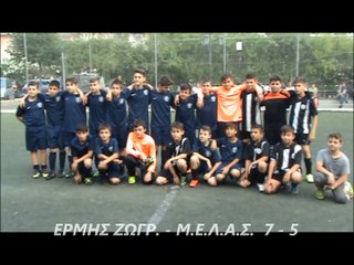 Κ12 ΕΡΜΗΣ - Μ.Ε.Λ.Α.Σ.  7-5   10.6.15