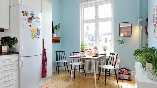 Голубой цвет в интерьере