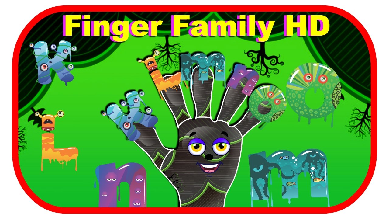 Finger Family For Children ABCDE Alphabets Cartoon | Funny ABCDE Alphabets Family Nursery Rhymes