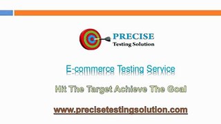 E-commerce Testing Service and Solutions