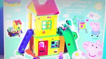 Cartoon Kids ♥ Peppa Pig Playground Construction Toys Mega Bloks Parque de Juegos de Peppa Pig y Geo