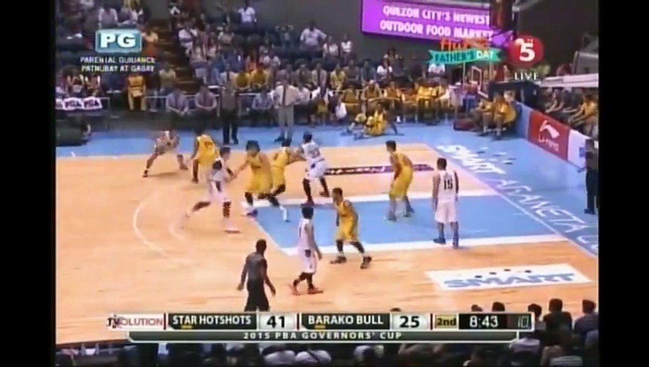 Barako Bull vs Purefoods Star Hotshots 2nd Quarter June 21,2015