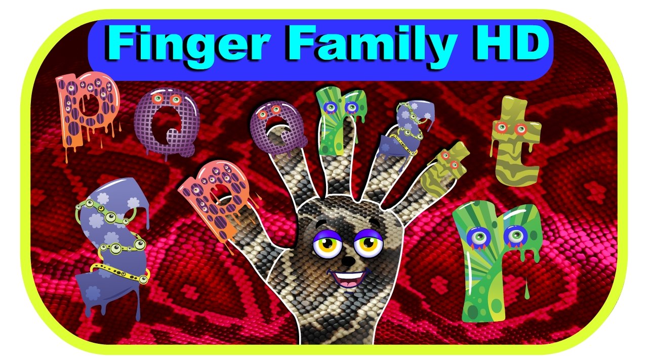 Monster Alphabets Finger Family Nursery Rhymes For Kids