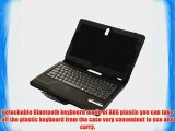 DBPOWER Black Removable Qwerty Keyboard Stand Case   Wake/Sleep for Lenovo ThinkPad Tablet