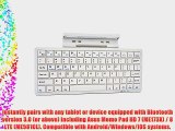 Cooper Cases(TM) K2000 Asus Memo Pad HD 7 (ME173X) / 8 LTE (ME581CL) Bluetooth Keyboard Dock