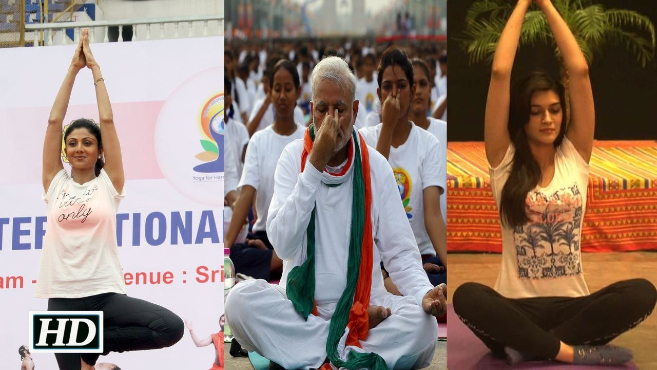 Indias First International Yoga Day Highlights