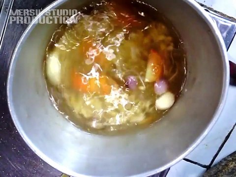 Masakan Indonesia l Cara Membuat Sayur Bayam l How to Make Vegetable Spinach