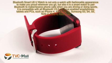 TVC Mall: Smartwatch Review Bluetooth Smart Wristwatch U Watch Hands-on Review