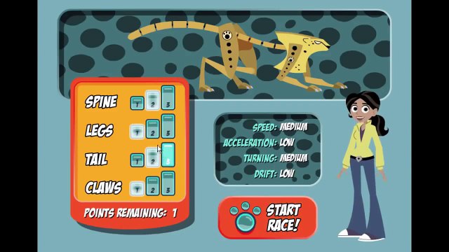 Wild Kratts Go Cheetah Go Cartoon Animation PBS Kids Game Play Walkthrough