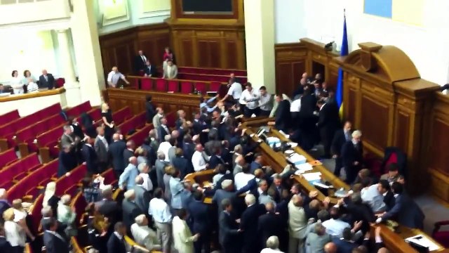 Драка в Верховной Раде 24 мая 2012 года