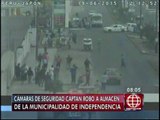 Independencia: 17 sujetos identificados en saqueo a almacén