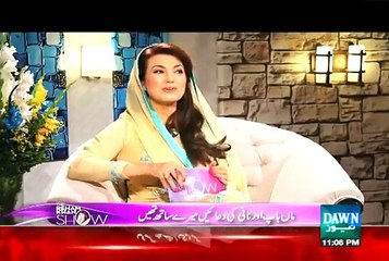 The  Reham Khan show (cricketer waseem Akram and his wief) 21 june 2015
