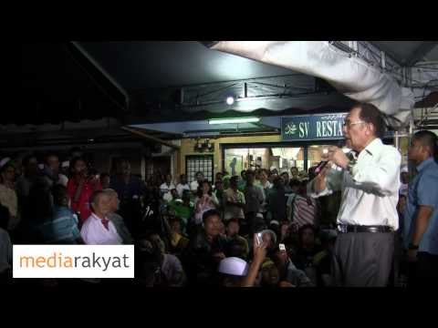 Anwar Ibrahim: Kempen PRU13 Tapah Perak 02/05/2013