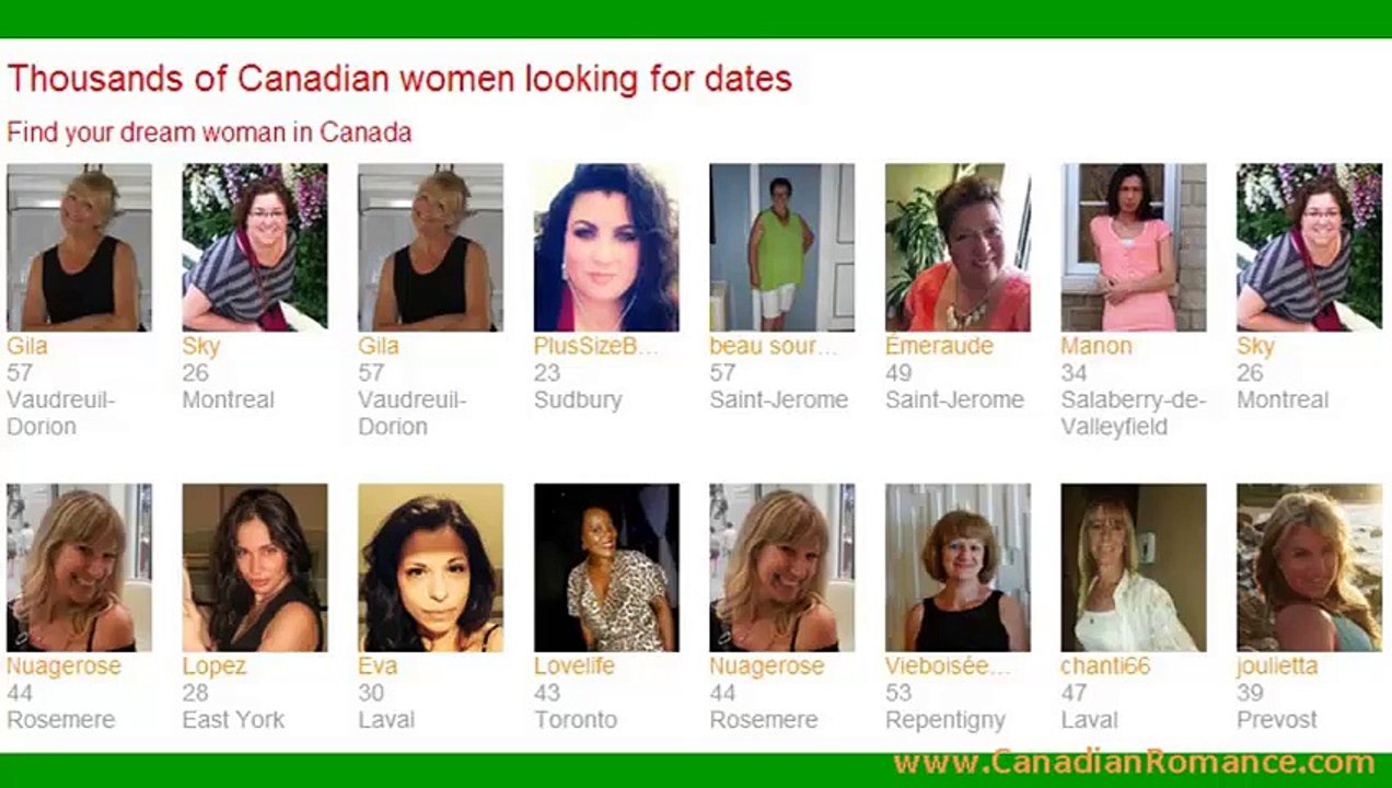 Dating in Canada with Canadian Dating Website