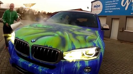 ISLANINCA HULK'A DÖNÜŞEN ARABA