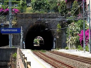 Train compilation Cinque Terre (Italy)