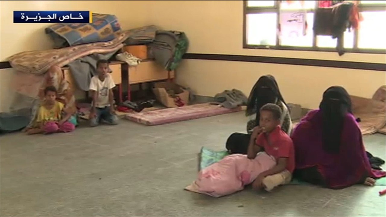 أوضاع إنسانية صعبة يعيشها النازحون في عدن