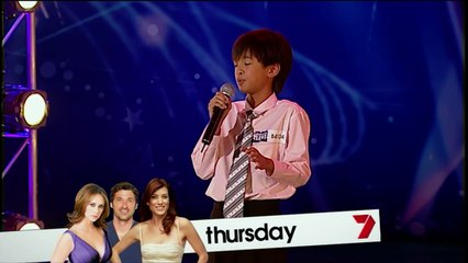 Jal Joshua 12yo Singing in HD - "Somewhere Over The Rainbow" Australia's Got Talent 2009